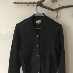 Marine Layer Charcoal Bomber Jacket